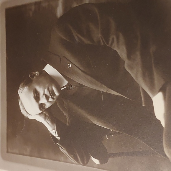 Antique Cabinet Card Distinguished Man Portrait Sherman Photography - Picture 2 of 6